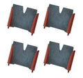 Set of 4 Engine Intake Manifold Cover Caps for Audi Volkswagen