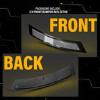 2X Front Bumper Side Marker Light Reflector for BMW 3-Series (2007–2013)