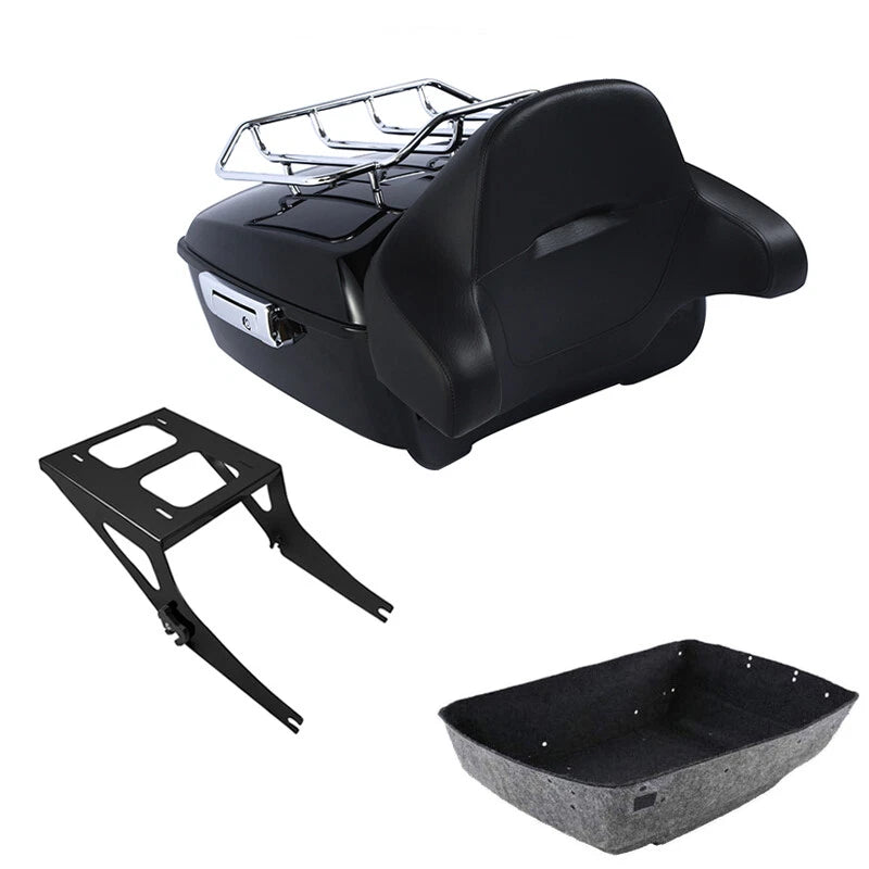 Backrest Rack Mount for Harley Fatboy FLSTF (2008–2017)