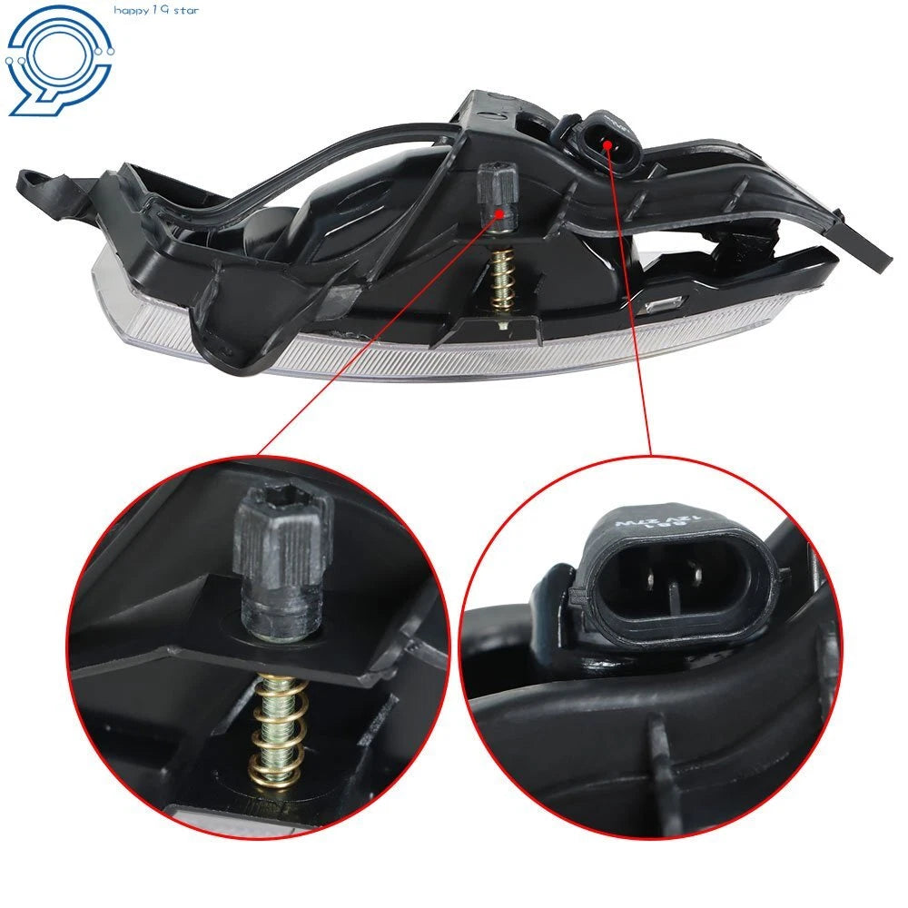 Set of 2 Fog Lights for Hyundai Elantra (2007–2010)