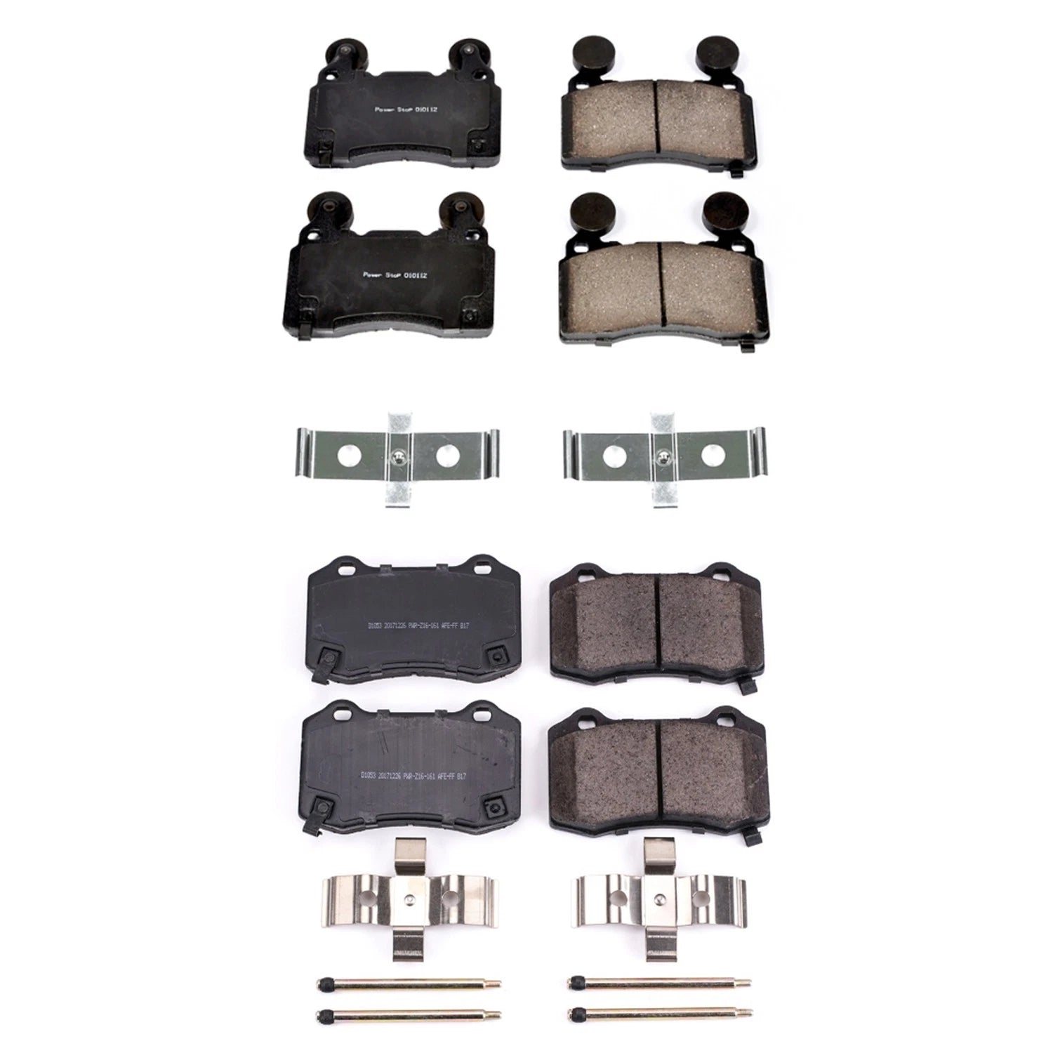 PowerStop 2X Front Rear Euro Carbon Fiber Ceramic Brake Pads Kit for Camaro V8