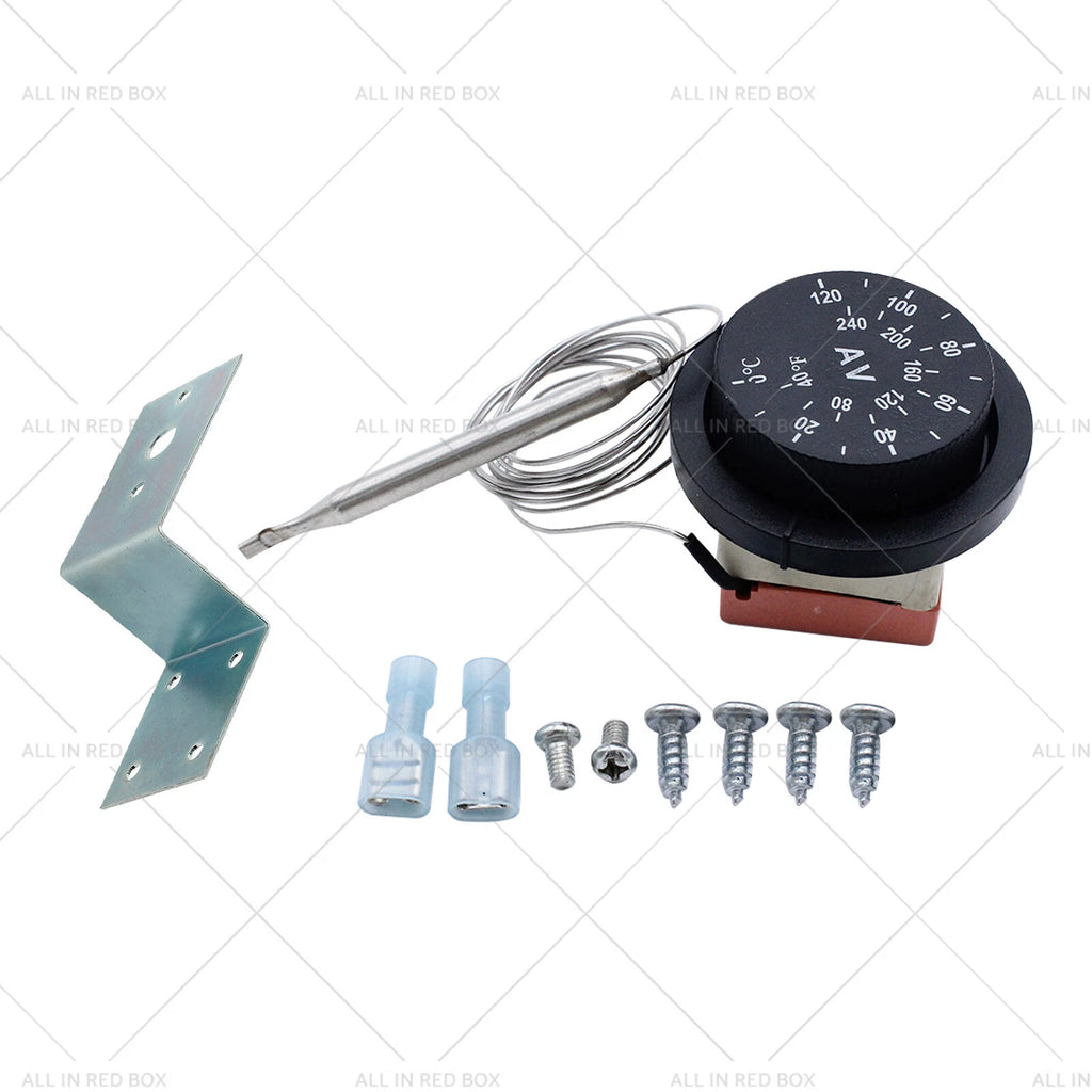 12V Adjustable Fan Thermostat Kit for AU Vehicles (0-120°C)