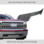 Stainless Steel Black Bumper Billet Grille for Chevy Silverado 1500 (2014-2015)