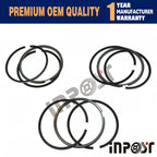 Set of 3 D905 Piston Rings STD 72mm for Kubota Tractor Diesel Engine