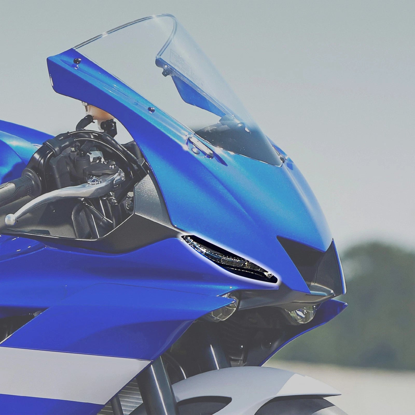 LED Headlight Decorative Side Pilot Light for Yamaha YZF R6 (2017–2024)