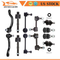 Set of 12 Front Tie Rod End Ball Joints for Acura TL (2004–2006)