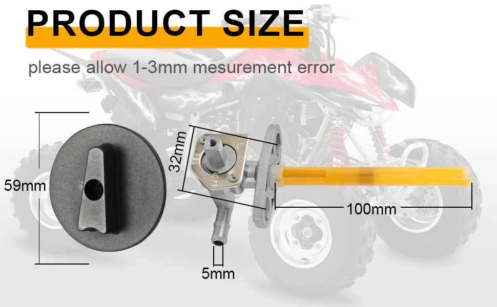 Fuel Petcock Lever Washer for HONDA Sportrax 400 TRX400EX (1999-2008)
