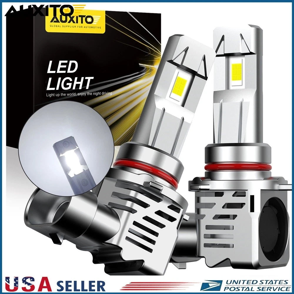 AUXITO 9012 HIR2 LED Bulbs for High Low Beam Headlight (120W, 6000K)