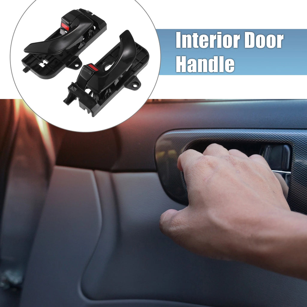 1 Pair Interior Door Handle for Hyundai Sonata (2005–2008) Black