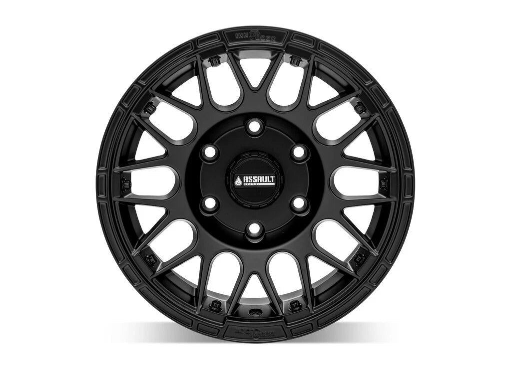 7" Satin Black Hellfire Wheels for Assault Industries (2015–2023)