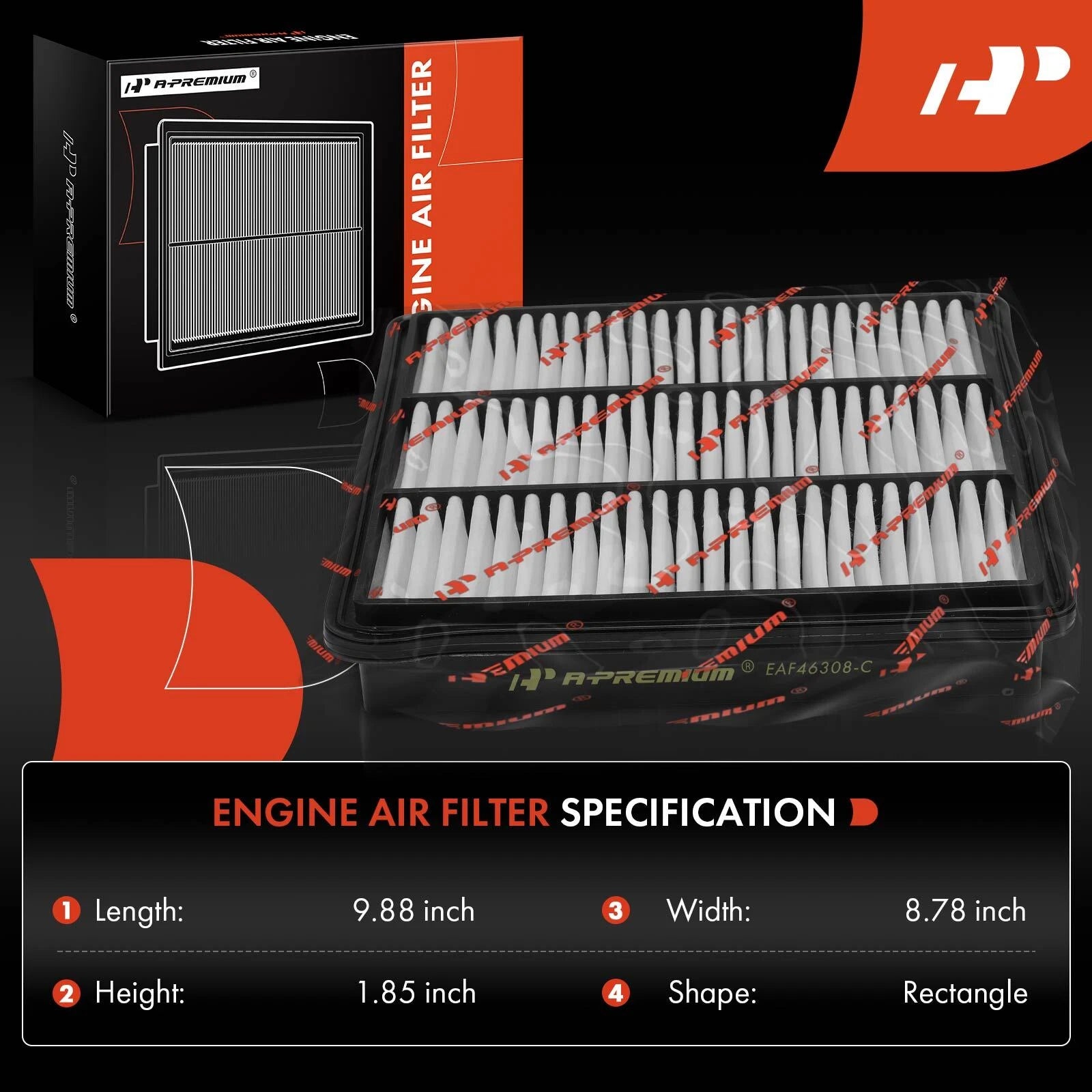Engine Air Filter for Mitsubishi Montero, Montero Sport (1994-2004)
