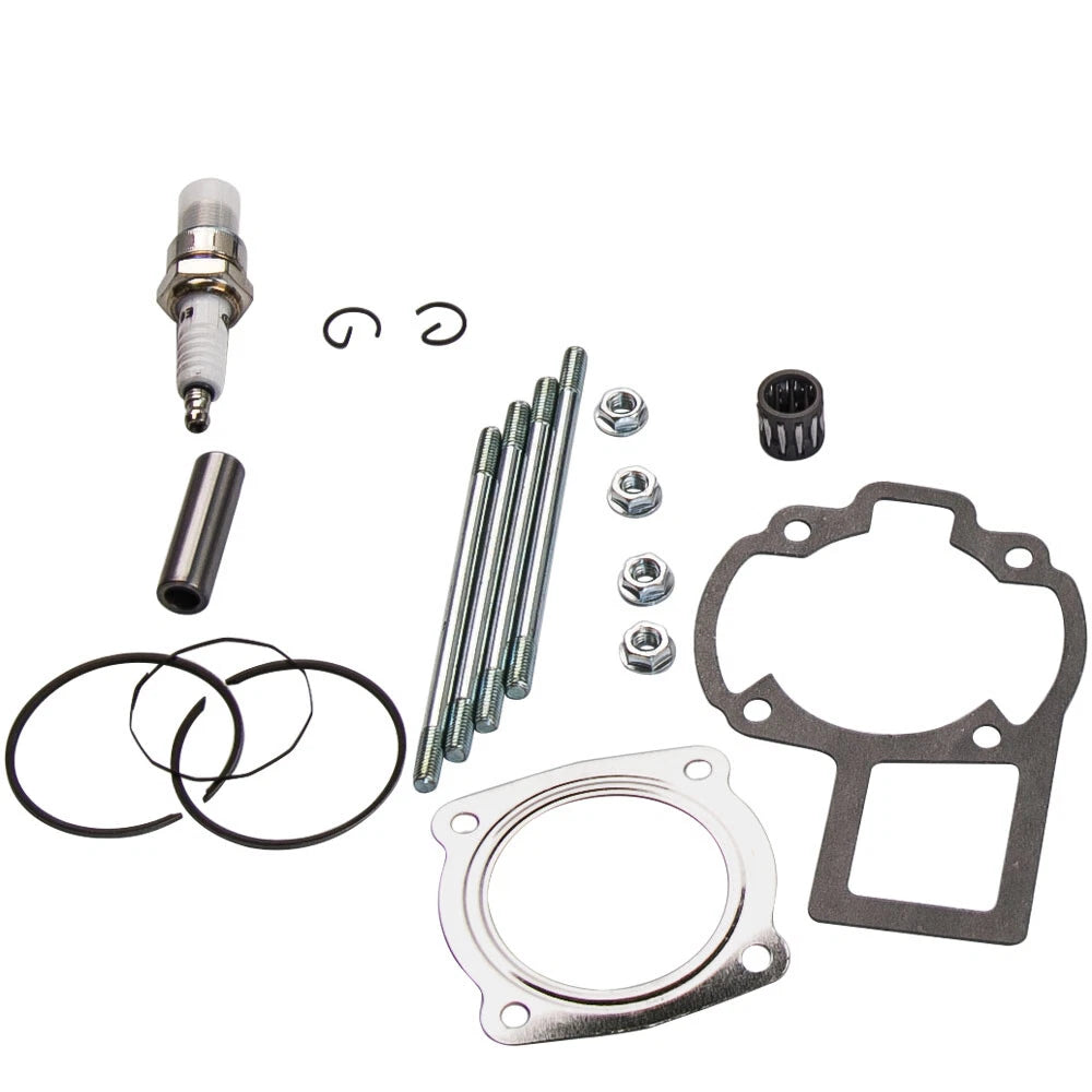 Cylinder Piston Kit Rings Gaskets Pin Top End Set for Suzuki LT80 (1987–2006)