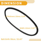 Drive Belt V-Belt No.2760114F01000 for Suzuki Burgman 250 (2007–2012)