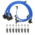 NGK 8mm Wire Set & Denso Iridium Spark Plug Kit for Bonneville C10 C1500 C20