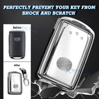 TPU Full Protection Remote Key Cover with Keychain for Mazda (2014-2020)