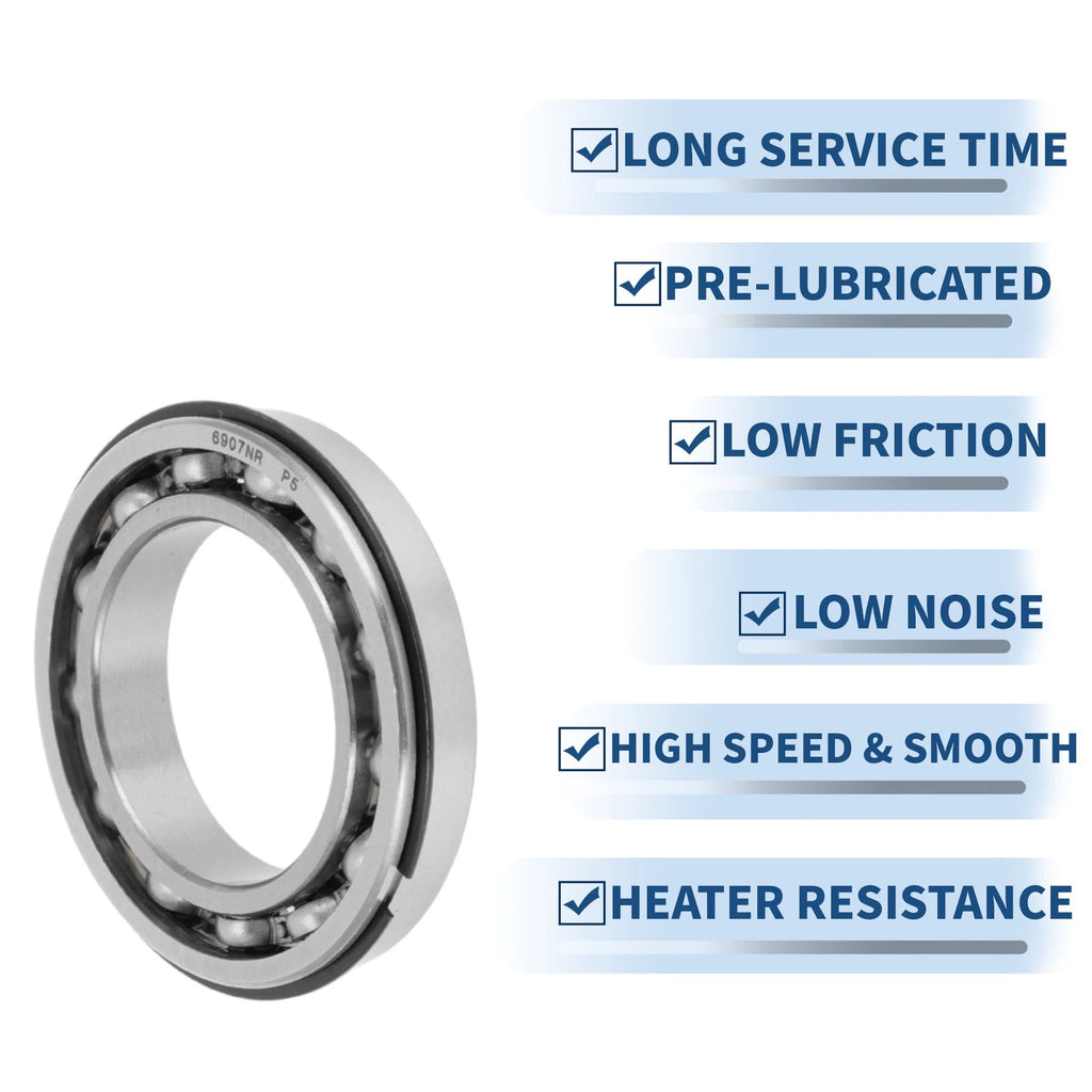 Deep Groove Ball Bearing P5 for Scooter Skateboard Wheel (35x55x10mm)