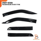 Weathershields Window Visors 4 x for Isuzu D-MAX RG Dual Cab Ute (2020-2023)