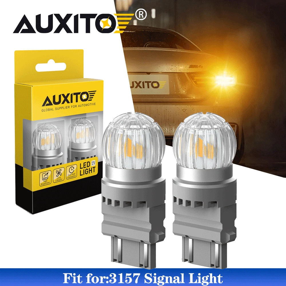 2X 3757 3157 LED Turn Signal Parking Light Bulbs for