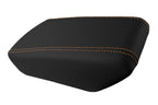 Console Lid Pull Over Cover for Nissan Maxima (2016–2021) - Leather, Orange Stitch