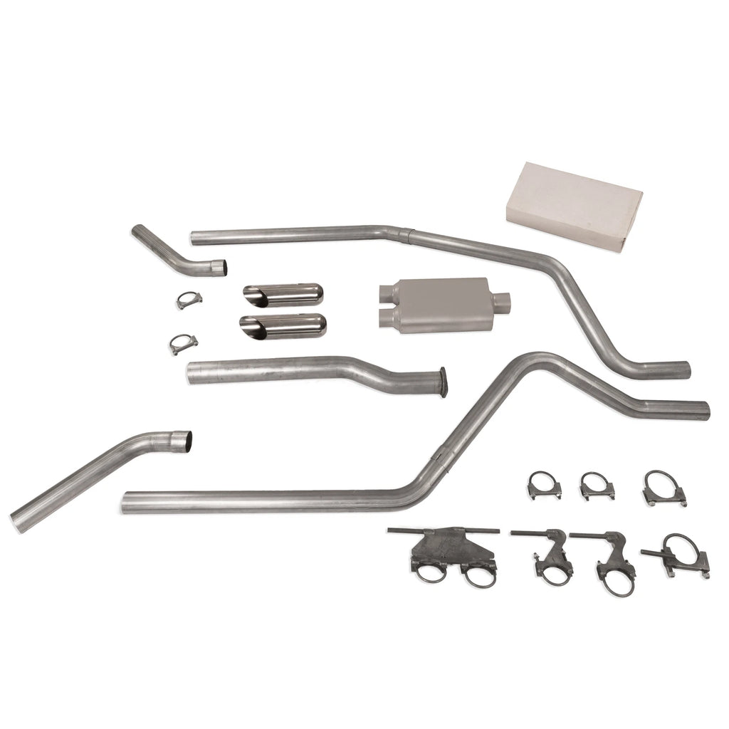 2.5" Dual Exhaust Muffler for Dodge Ram 1500 (2019–2025) - 2 Chamber, SC Tip