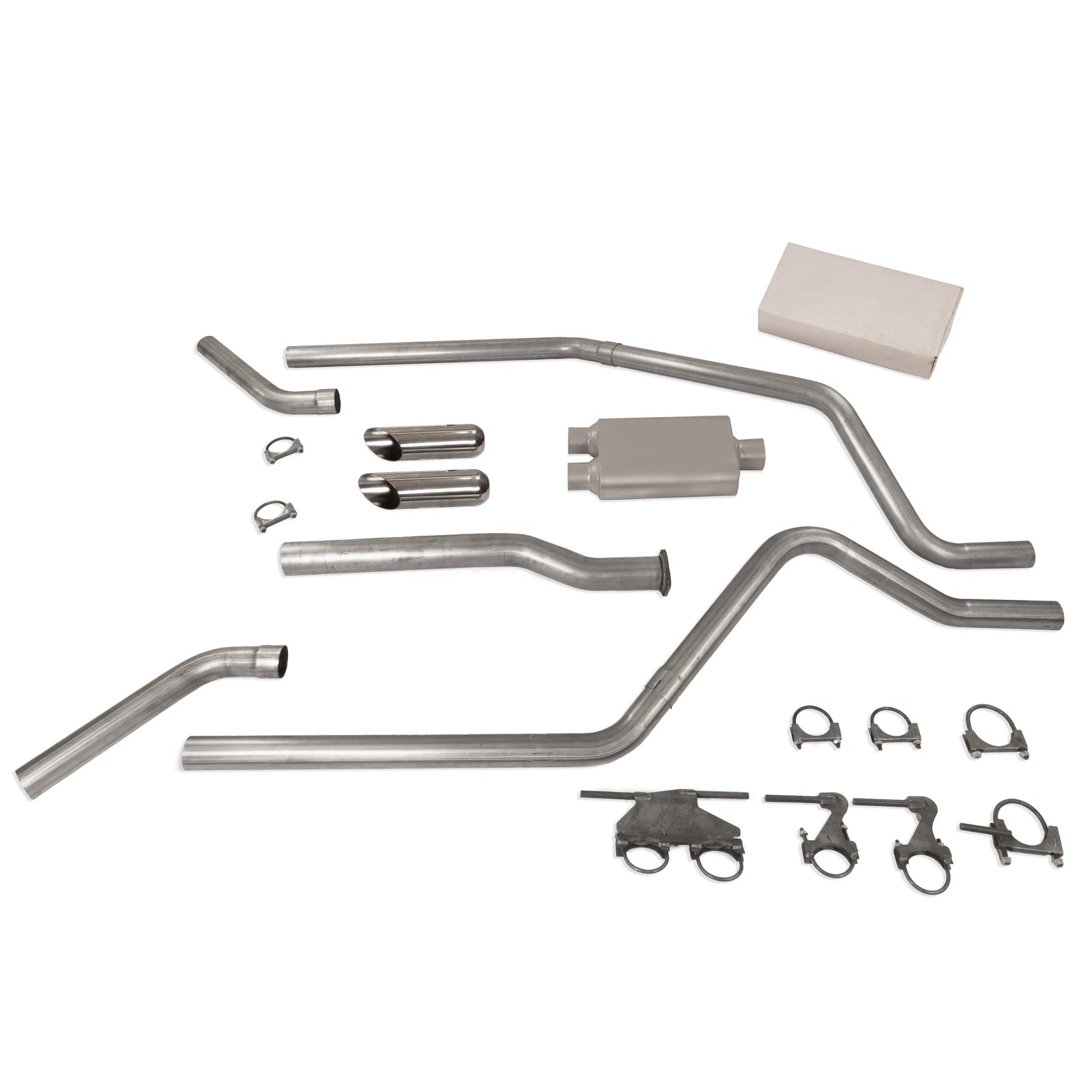 2.5" Dual Exhaust Muffler for Dodge Ram 1500 (2019–2025) - 2 Chamber, SC Tip