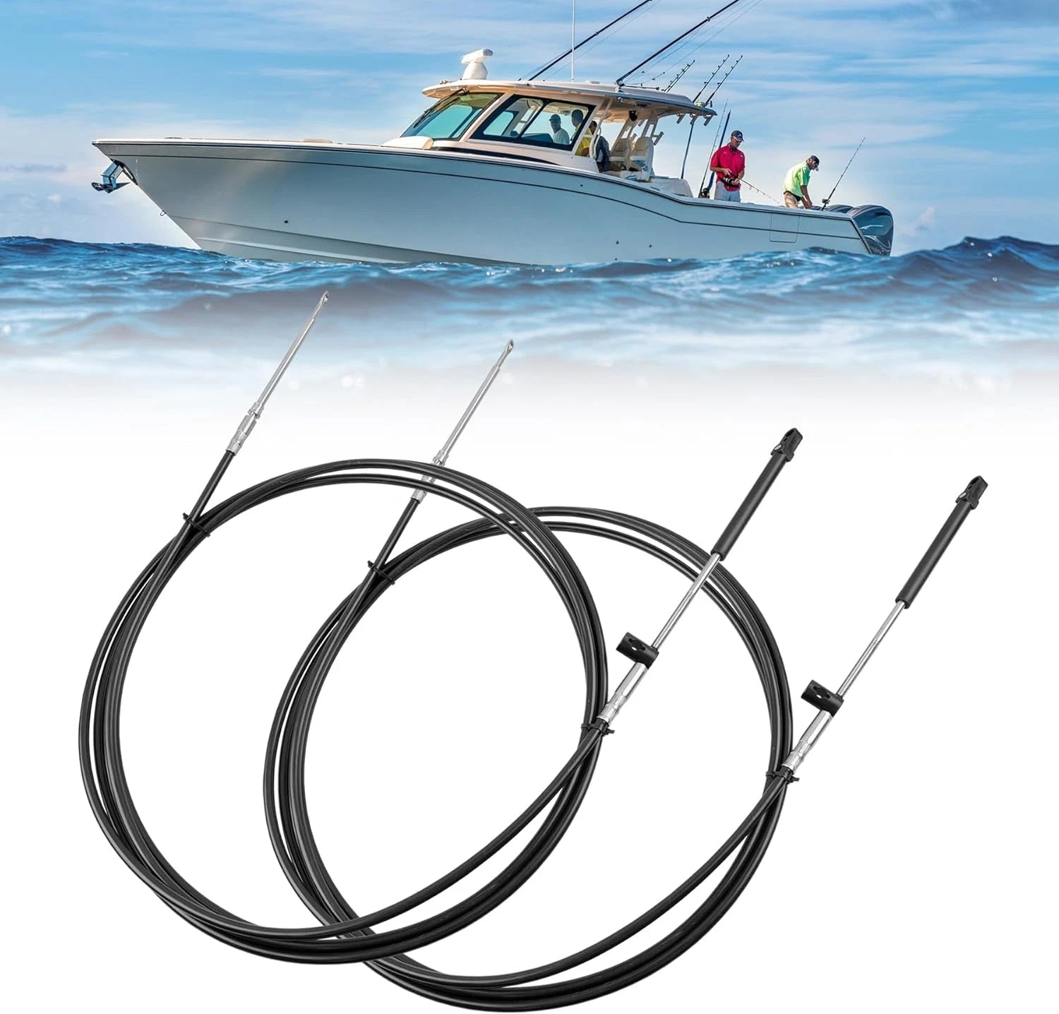 2X Throttle Shift Cable for Mercury Mariner (GEN II) (16 FT)