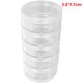 5 Layer Stackable Bead Jar with Multiple Compartments for Craft Use