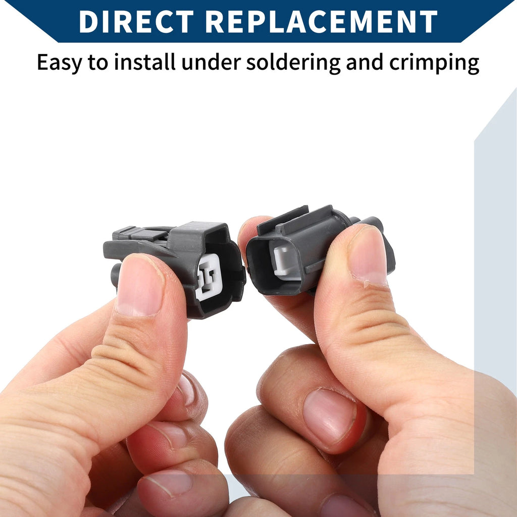 2 Pin Cable Horn Rear Door Lock Motor Connector Plug for Honda 