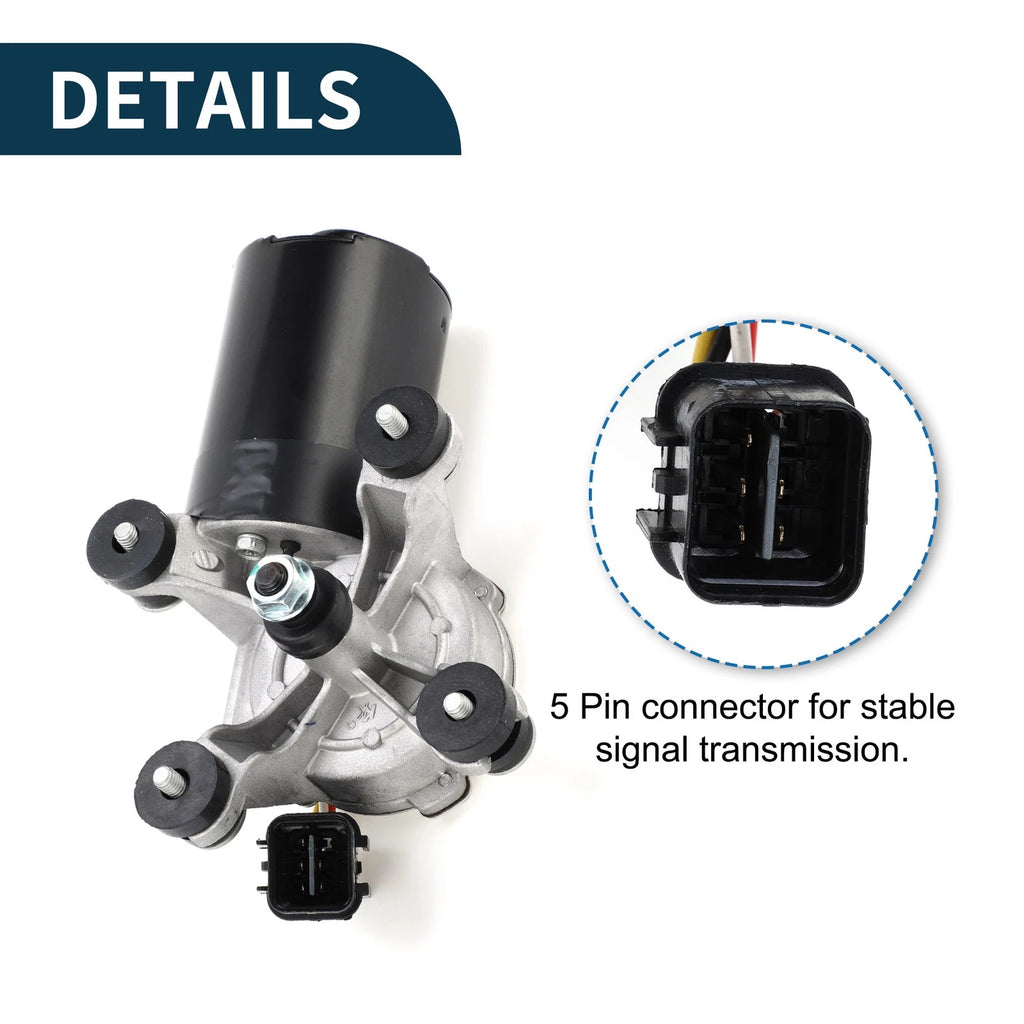 Front Windshield Wiper Motor for Kia Rio (2001–2005) No. 0K2AA67350A/0K2AA67350C