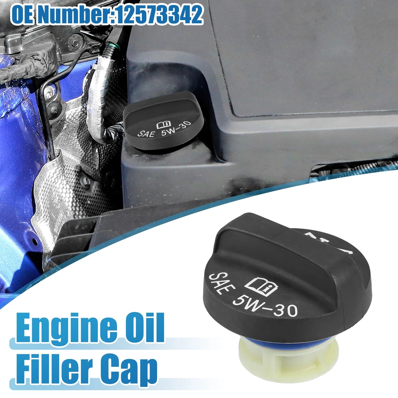 Engine Oil Filler Cap No. 12573342 for Chevrolet Silverado 1500 (2002–2005)