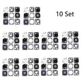 Set of 10 Carburetor Diaphragm Gaskets for Zama RB-29 (Fits RB29)
