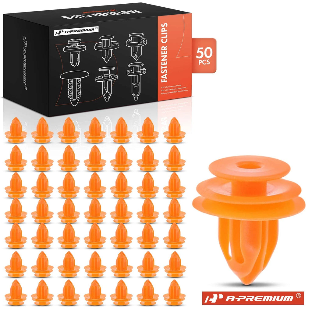 50x Nylon Rear Liftgate & Headliner Retainer Clips for Ford Honda 