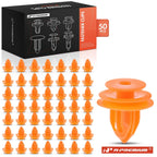 50x Nylon Rear Liftgate & Headliner Retainer Clips for Ford Honda 
