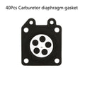 40Pcs Carburetor Diaphragm Gasket for Walbro (95-526-9, 95-526-9-8, 95-526)