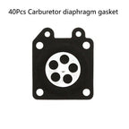 40Pcs Carburetor Diaphragm Gasket for Walbro (95-526-9, 95-526-9-8, 95-526)