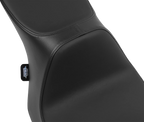 Predator III 2-Up Seat for Harley FLT/FLH (Smooth Solar Leather)