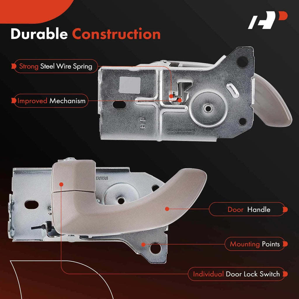 Front Left Plastic Interior Door Handle for Kia Sorento (2003-2009)