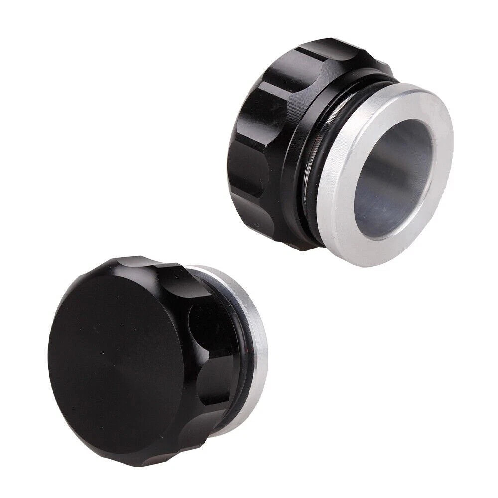 2X 1" Aluminium Alloy Weld On Filler Neck and Cap for Oil