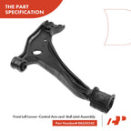 Set of 4 Front Control Arms with Ball Joints for Mercury Villager Nissan Quest (1993–2002)