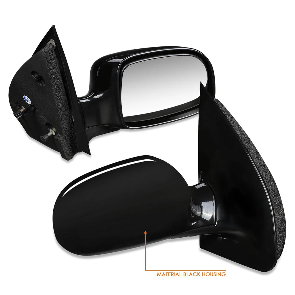 LED DRL Strip Headlights for GMC Sierra (2007–2014) Black Housing Amber Corner