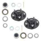 Set of 2 Trailer Idler Hub Kits for 3500 lbs Axle (5 on 4.5")