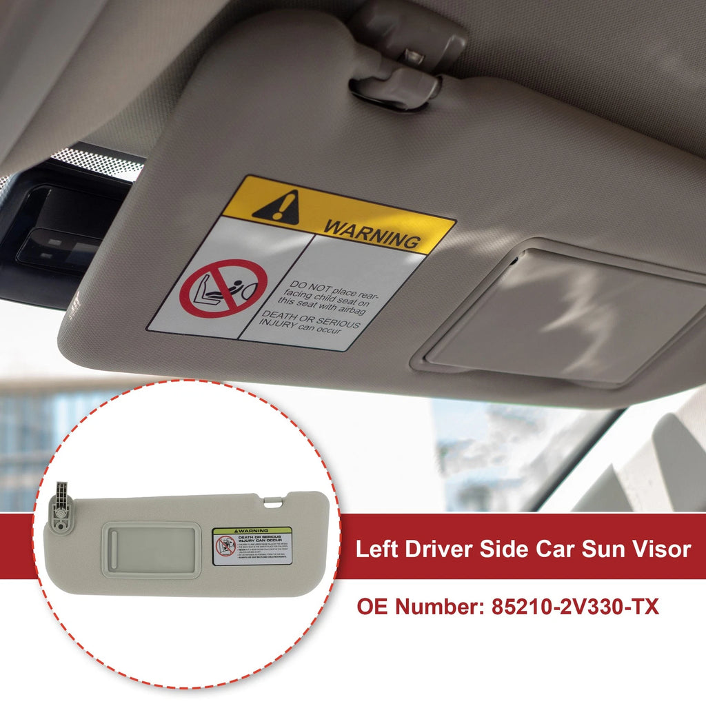 Left Sun Visor for Hyundai Veloster (2012) - Mirror No. 85210-2V330-TX