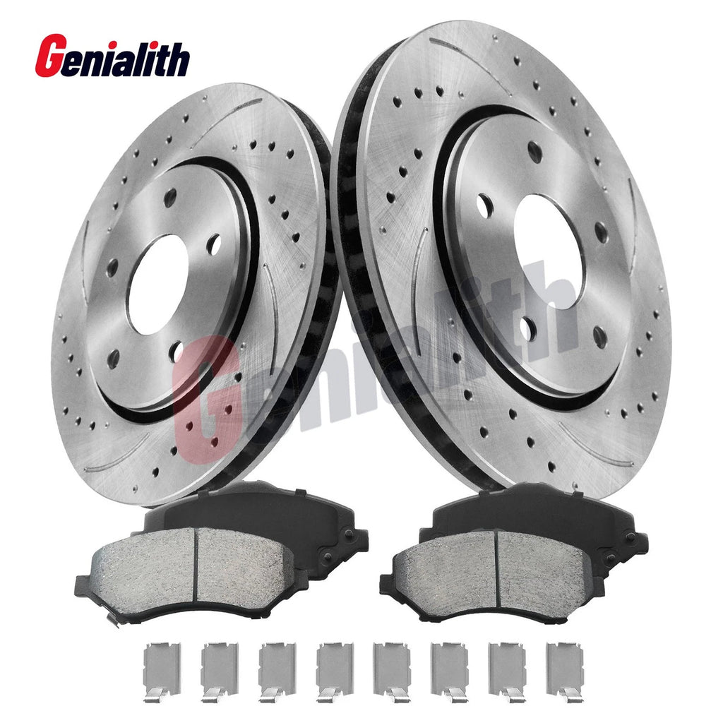 Front Disc Rotor Brake Pad for Chrysler Town & Country, Grand Caravan, Journey (2008–2016)