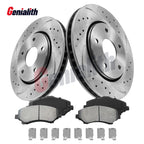 Front Disc Rotor Brake Pad for Chrysler Town & Country, Grand Caravan, Journey (2008–2016)