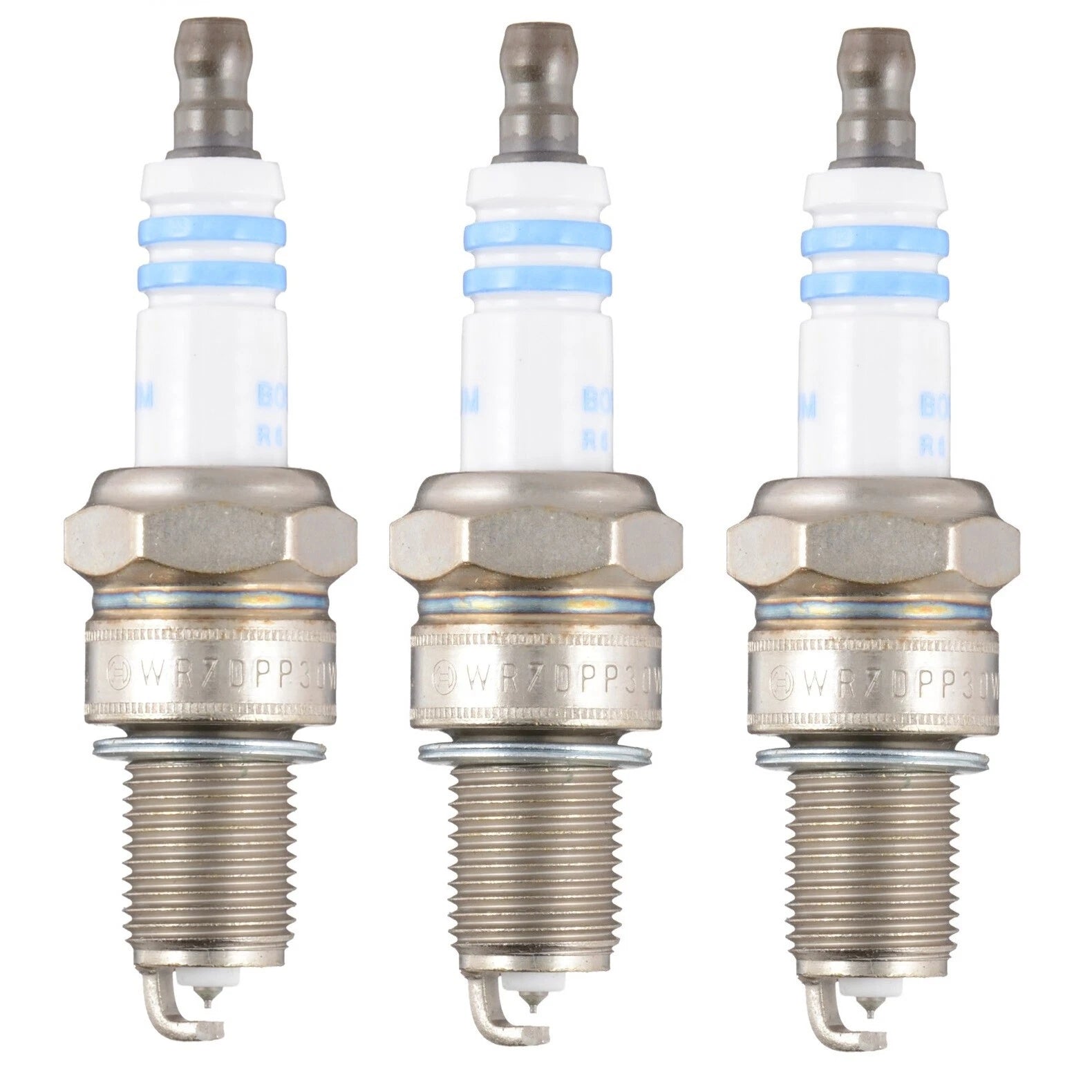 Set of 3 Bosch OE Fine Wire Platinum Spark Plugs for Chevrolet Pontiac Subaru