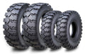 Set of 4 HD 6.50-10 & 28x9-15 Forklift Tires w/ Tube & Flap
