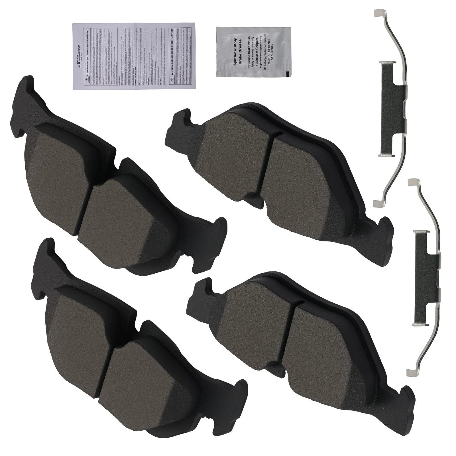 Rear Ceramic Brake Pads Kit for BMW 128i 320i 323i 325i 325xi 328i (2008–2013)