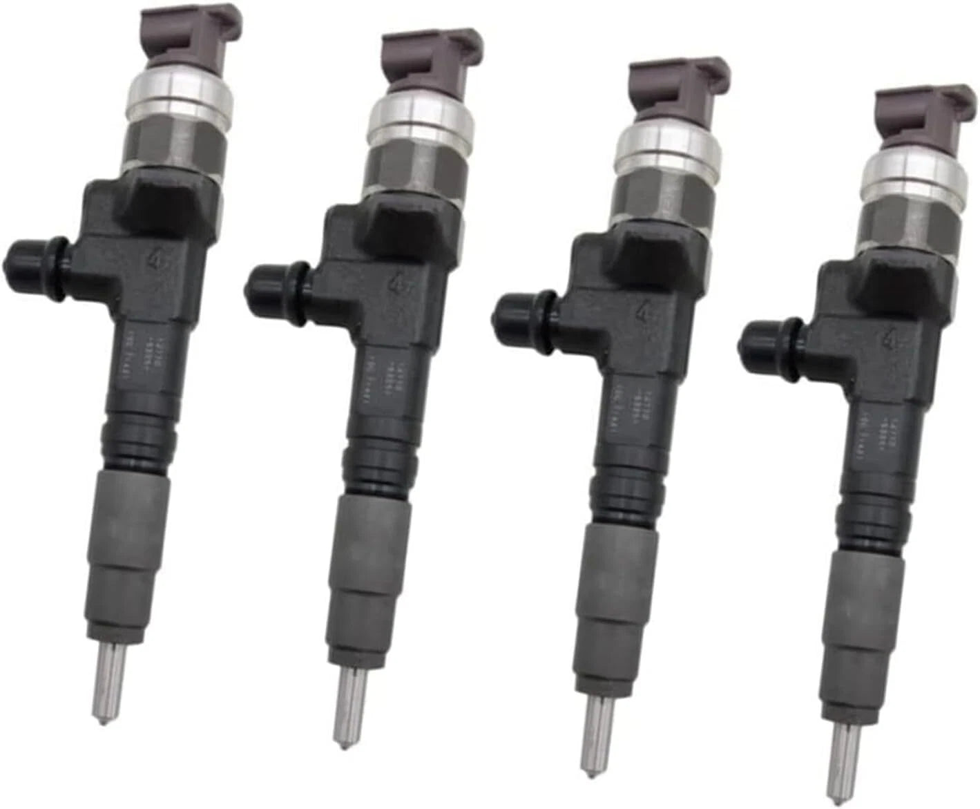 Set of 4 Common Rail Fuel Injectors 295050-1980 for Kubota V3307