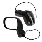 Left Side Door Mirror for Honda Civic (Manual Folding, Gloss Black)