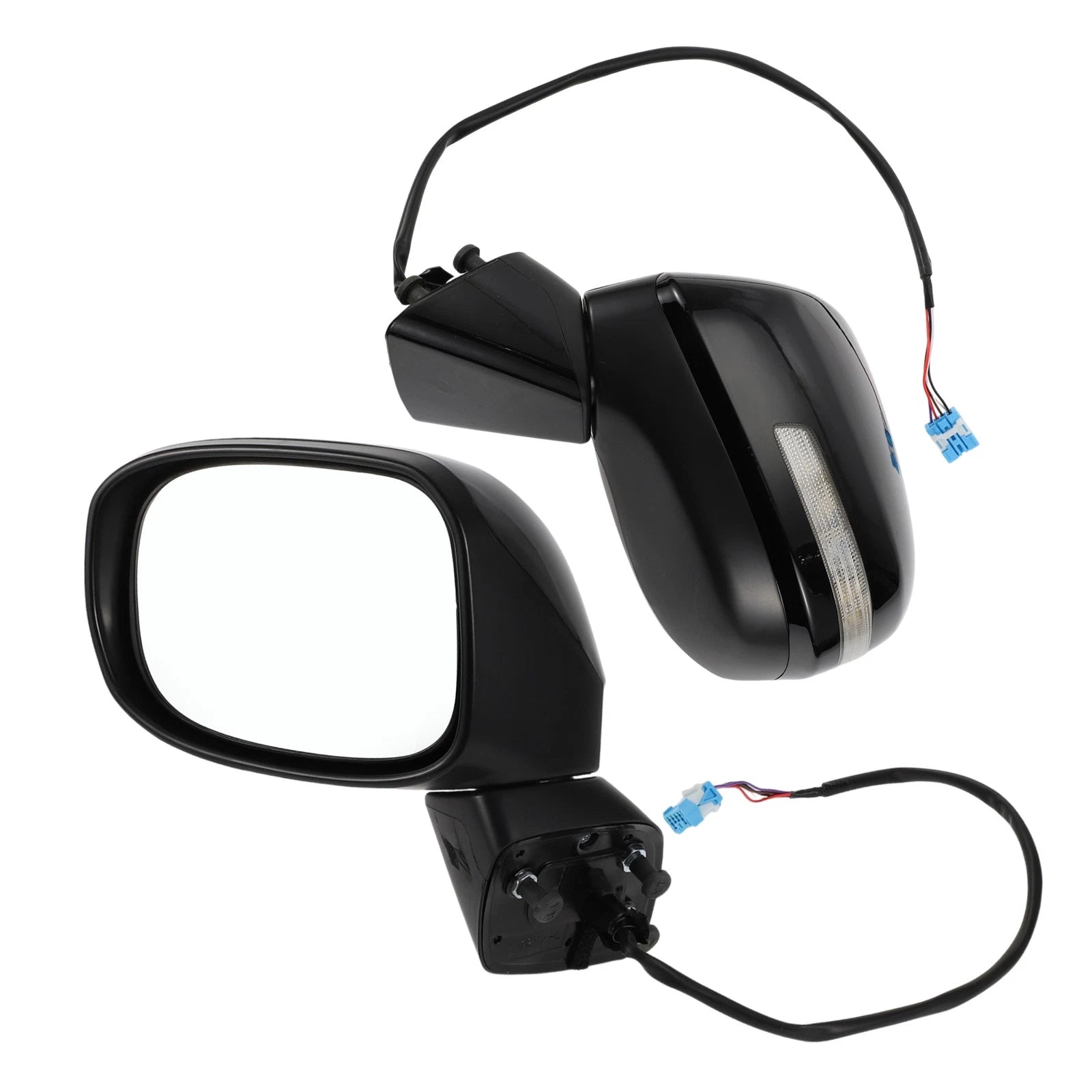 Left Side Door Mirror for Honda Civic (Manual Folding, Gloss Black)